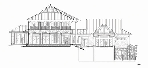 Coastal House Plans, hurricane resistant home design, concrete home construction, difficult lot