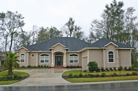 Florida House Plans on Florida Home Built From Permit Drawings  Quality House Plans  Exterior