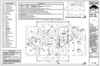 electrical plan layout drawing