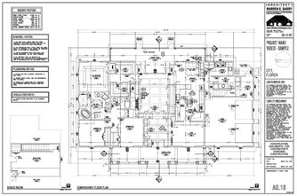 Custom Home Plans, dimensioned floor plan